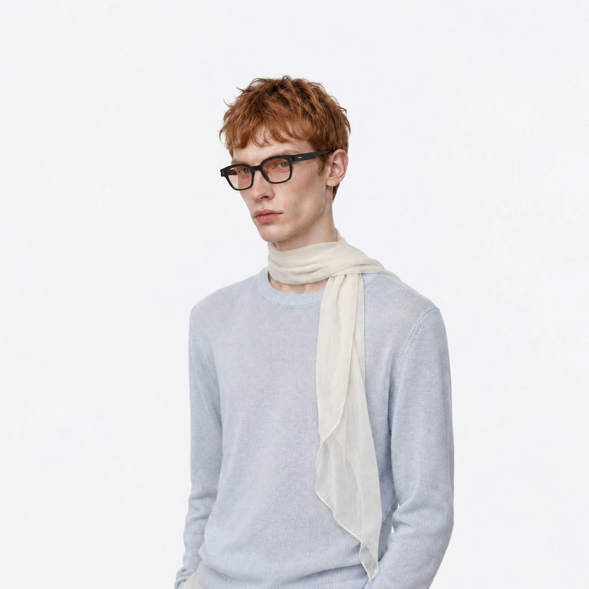 Gentle Monster Una.C N 01(OR) Tinted Eyewear — AI-assisted styling visualization 09