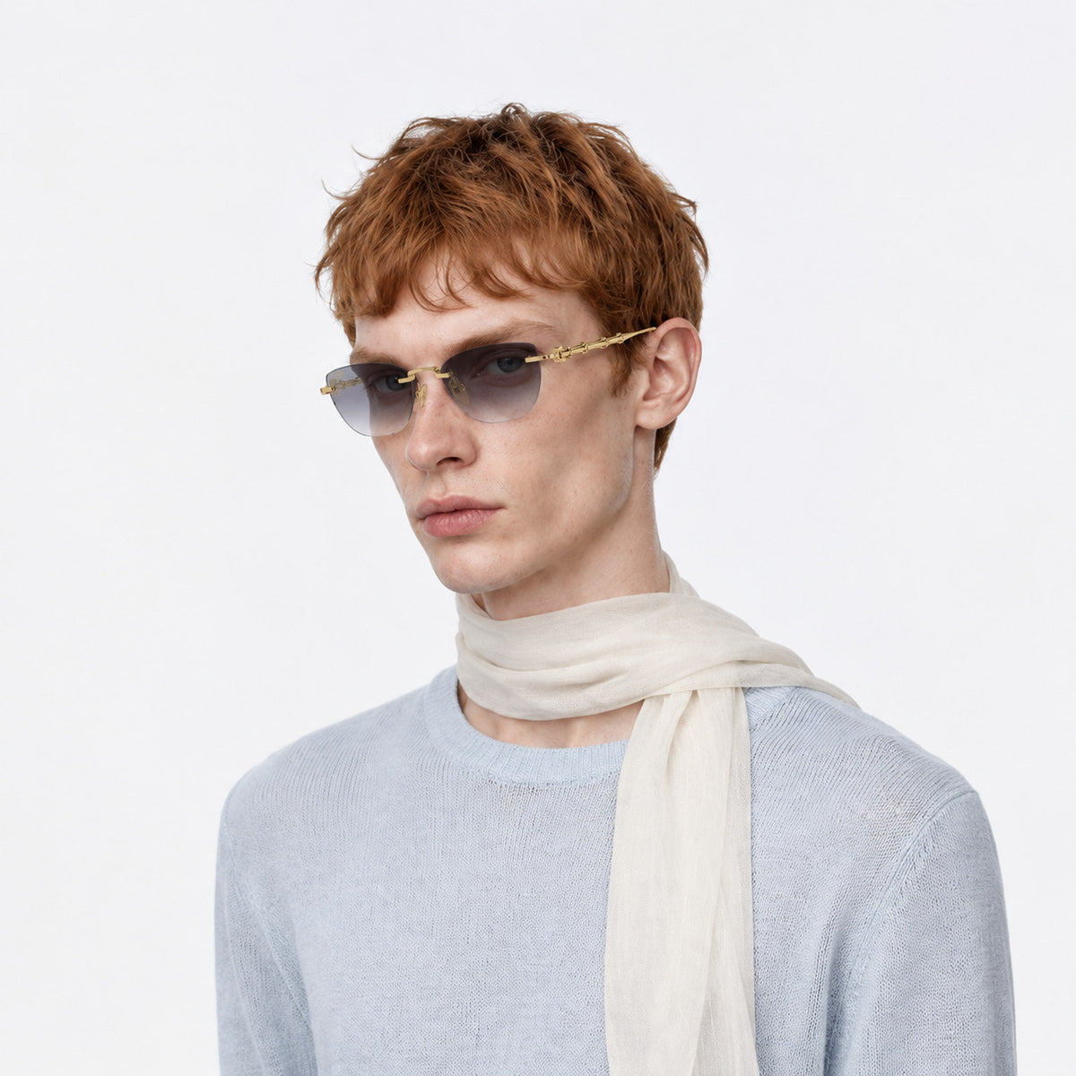 Gucci GG2063S 001 Sunglasses — AI-assisted styling visualization 09