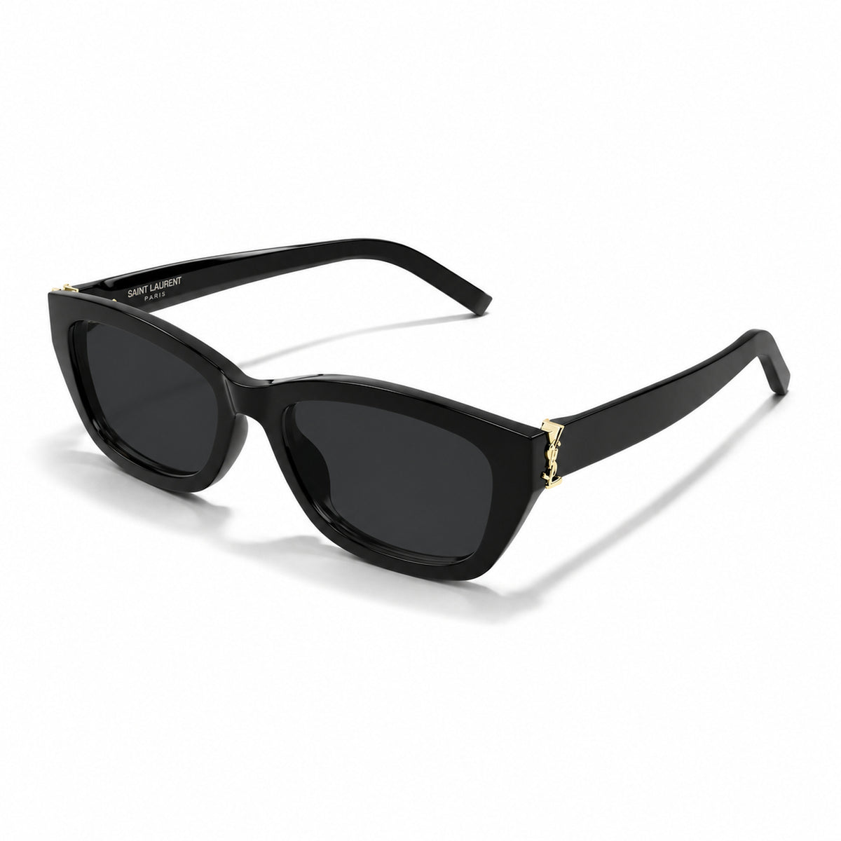 Saint Laurent SL M153/F 001 Sunglasses — AI-assisted product illustration 02
