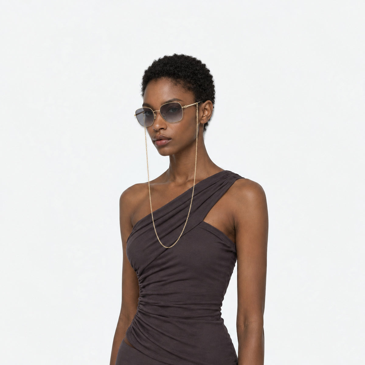 Gucci GG1089SA 001 Sunglasses — AI-assisted styling visualization 10