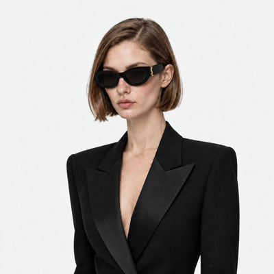 Saint Laurent SL M94/F 001 Sunglasses — AI-assisted styling visualization 10